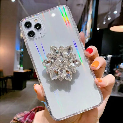 Diamond stand phone case lbcase