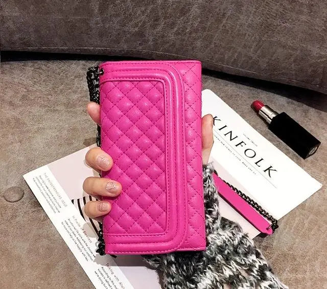 Luxury folding mirror wallet phone case lbcase