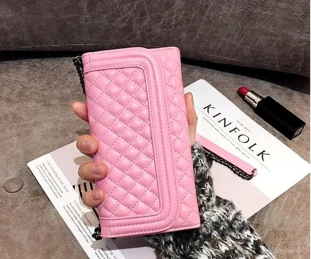 Luxury folding mirror wallet phone case lbcase