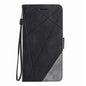 Stripe Wallet Rhombus Case lbcase