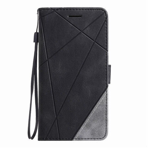 Stripe Wallet Rhombus Case