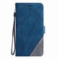 Stripe Wallet Rhombus Case lbcase
