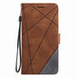 Stripe Wallet Rhombus Case lbcase