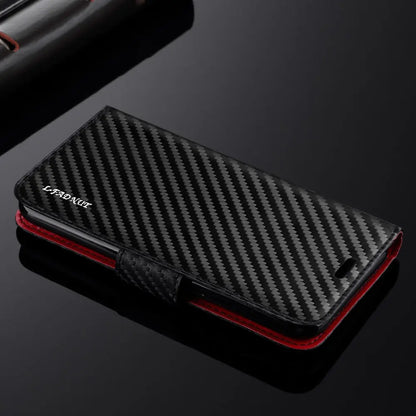 Vintage Carbon Fiber Flip Case lbcase