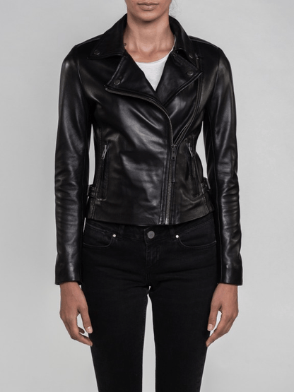 Lyla Fur Collared Leather Jacket