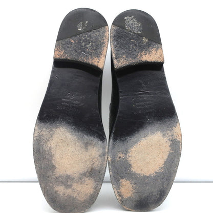 NewbarK Melanie Loafers Black Embossed Leather Size 7.5 Slip-On Flats