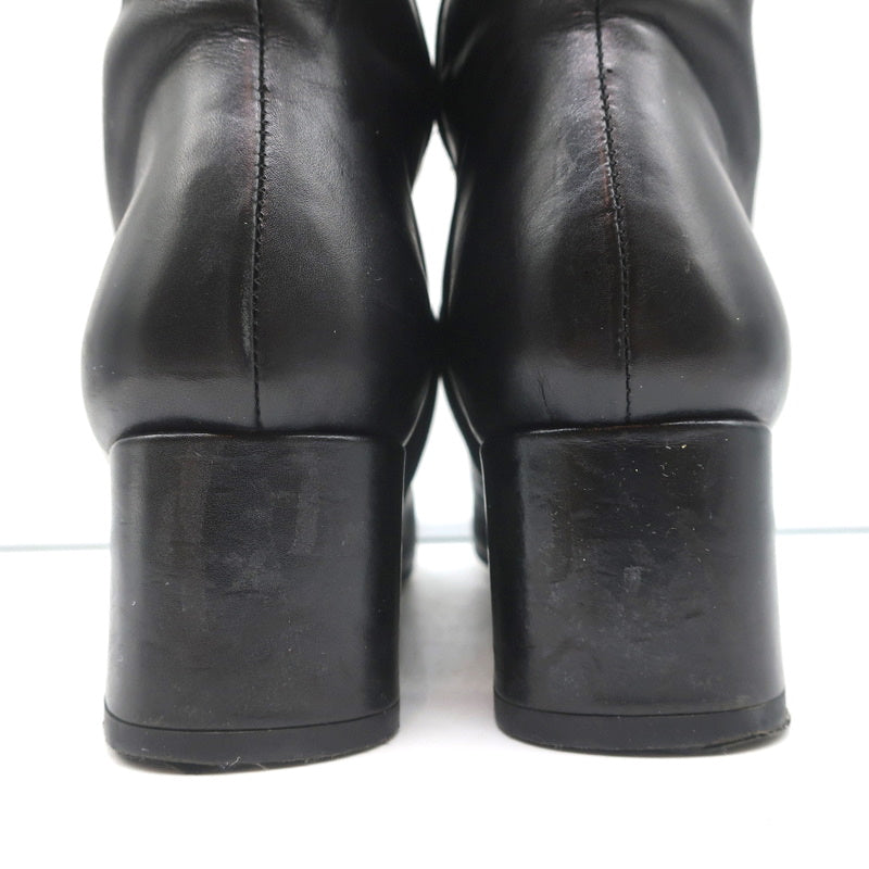 Coach Onnette Turn Lock Boots Black Leather Size 6