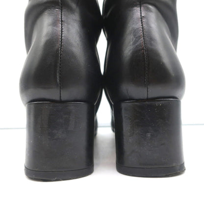 Coach Onnette Turn Lock Boots Black Leather Size 6