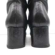 Coach Onnette Turn Lock Boots Black Leather Size 6
