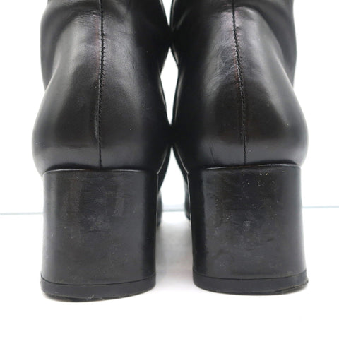 Coach Onnette Turn Lock Boots Black Leather Size 6