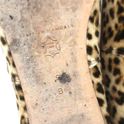 Loeffler Randall Leonie Soft Ballet Flats Leopard Print Velvet Size 9