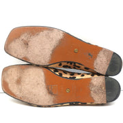 Frame Square Toe Ballet Flats Le Sunset Leopard Print Calf Hair Size 37.5