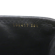 Gucci Babouska Studded Heel Knee High Boots Black Leather Size 38.5