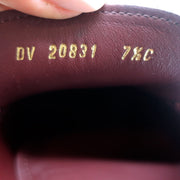 Salvatore Ferragamo Rolo Gancini Loafers Burgundy Leather Size 7.5C NEW