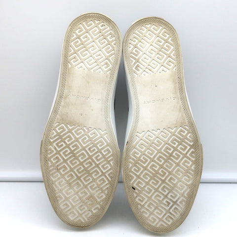 Givenchy City Low Top Sneakers Black Canvas Size 38.5