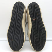 Golden Goose Mid Star Sneakers Off-White Leather & Purple Suede Size 37
