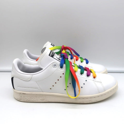 Stella McCartney x Stan Smith Vegan Sneakers White/Rainbow Size 5.5