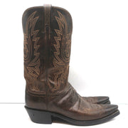 1883 by Lucchese Savannah Cowboy Boots Dark Brown Leather Size 11
