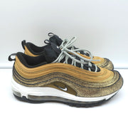 Nike Air Max 97 Sneakers Metallic Golden Gals Size 8.5 DO5881-700