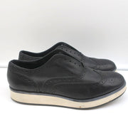 Rag & Bone Meli Flatform Brogues Black Perforated Leather Size 40