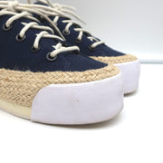 Tory Burch Platform Espadrille Sneakers Navy Canvas Size 5