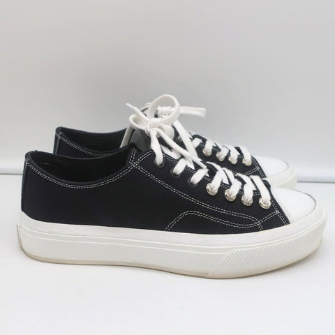 Givenchy City Low Top Sneakers Black Canvas Size 38.5