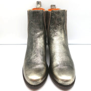 Penelope Chilvers Chelsea Boots Salva Antique Gold Metallic Leather Size 41