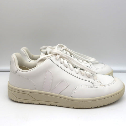 Veja V-12 Low Top Sneakers Extra White Leather Size 40 US 9