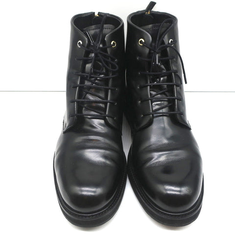 WANT Les Essentiels Derby Boots Menara Black Leather Size 41 Wedge Ankle Boots