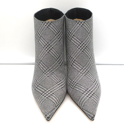 Jimmy Choo Marinda 65 Ankle Boots Silver Glitter Prince of Stars Size 37 NEW
