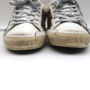 Golden Goose Superstar Sabot Shearling Sneakers Leopard Print Calf Hair Size 37