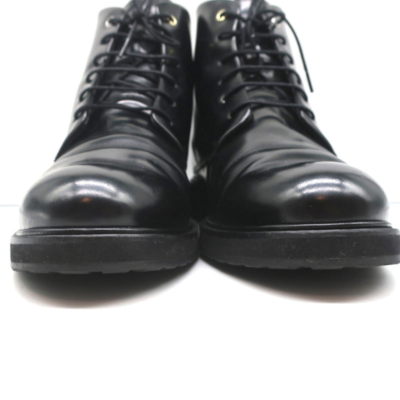 WANT Les Essentiels Derby Boots Menara Black Leather Size 41 Wedge Ankle Boots