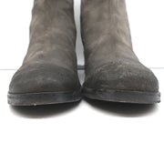 Marsell Listo Ankle Boots Gray Suede Size 39 NEW