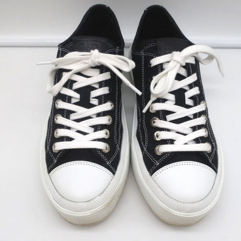 Givenchy City Low Top Sneakers Black Canvas Size 38.5