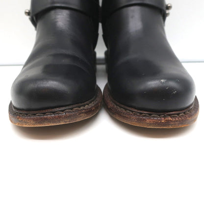 Rag & Bone Ashford Moto Boots Black Leather Size 36 Flat Ankle Boots