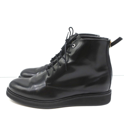 WANT Les Essentiels Derby Boots Menara Black Leather Size 41 Wedge Ankle Boots