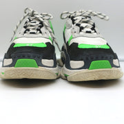 Balenciaga Triple S Sneakers White/Black/Neon Green Size 37