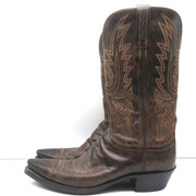 1883 by Lucchese Savannah Cowboy Boots Dark Brown Leather Size 11
