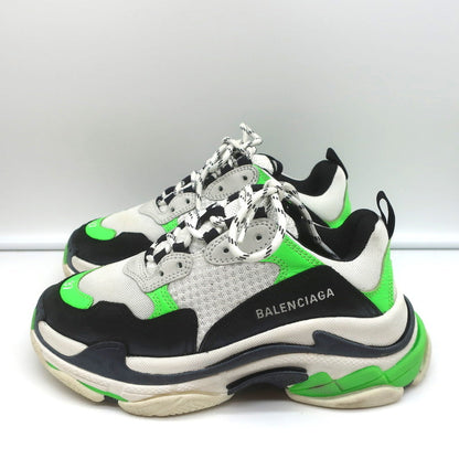 Balenciaga Triple S Sneakers White/Black/Neon Green Size 37