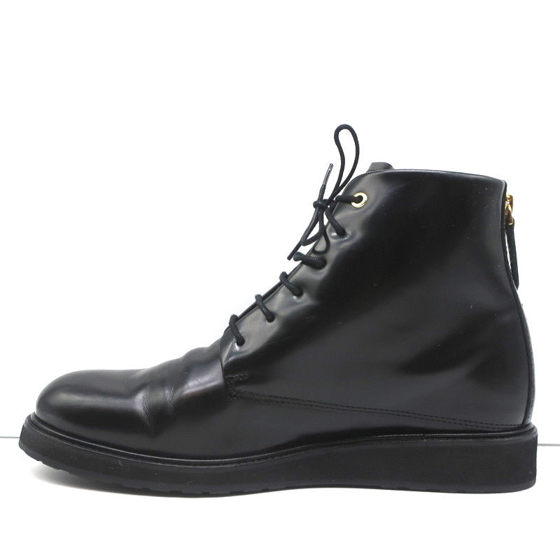 WANT Les Essentiels Derby Boots Menara Black Leather Size 41 Wedge Ankle Boots