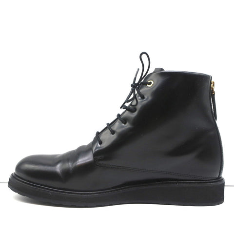 WANT Les Essentiels Derby Boots Menara Black Leather Size 41 Wedge Ankle Boots