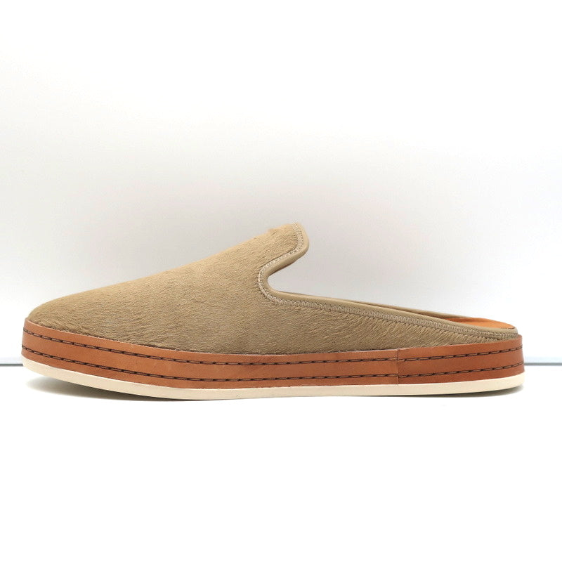 Vince Mules Canella Beige Calf Hair Size 9 Slip-On Flats NEW