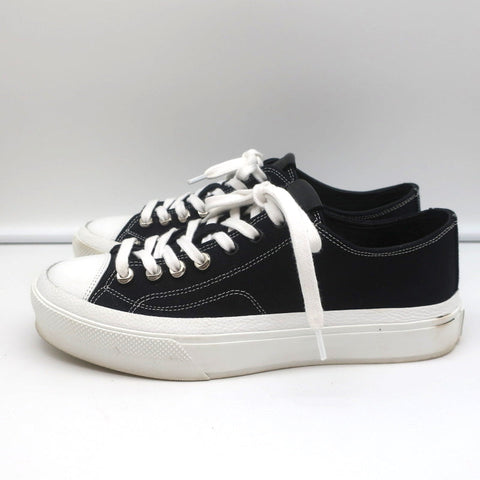 Givenchy City Low Top Sneakers Black Canvas Size 38.5