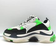 Balenciaga Triple S Sneakers White/Black/Neon Green Size 37
