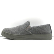 Prada Sport Slip-On Sneakers Gray Wool Felt Size 37.5