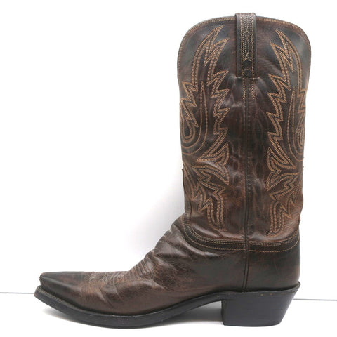 1883 by Lucchese Savannah Cowboy Boots Dark Brown Leather Size 11