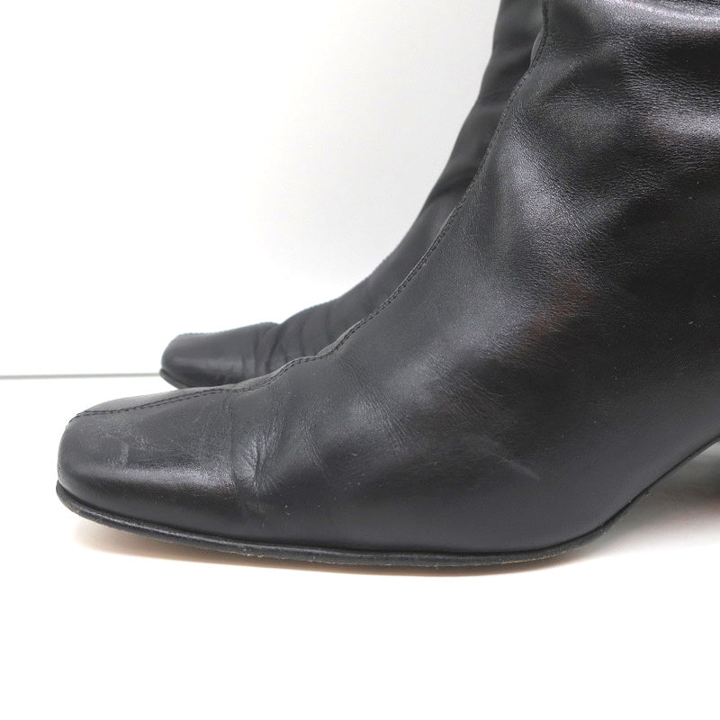 Coach Onnette Turn Lock Boots Black Leather Size 6