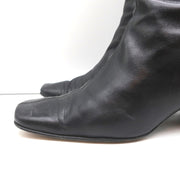 Coach Onnette Turn Lock Boots Black Leather Size 6