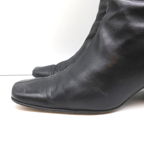 Coach Onnette Turn Lock Boots Black Leather Size 6