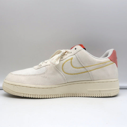 Nike Air Force 1 '07 Low Peace Rock N Roll Sneakers White Size 9 DQ7656-100